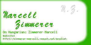 marcell zimmerer business card